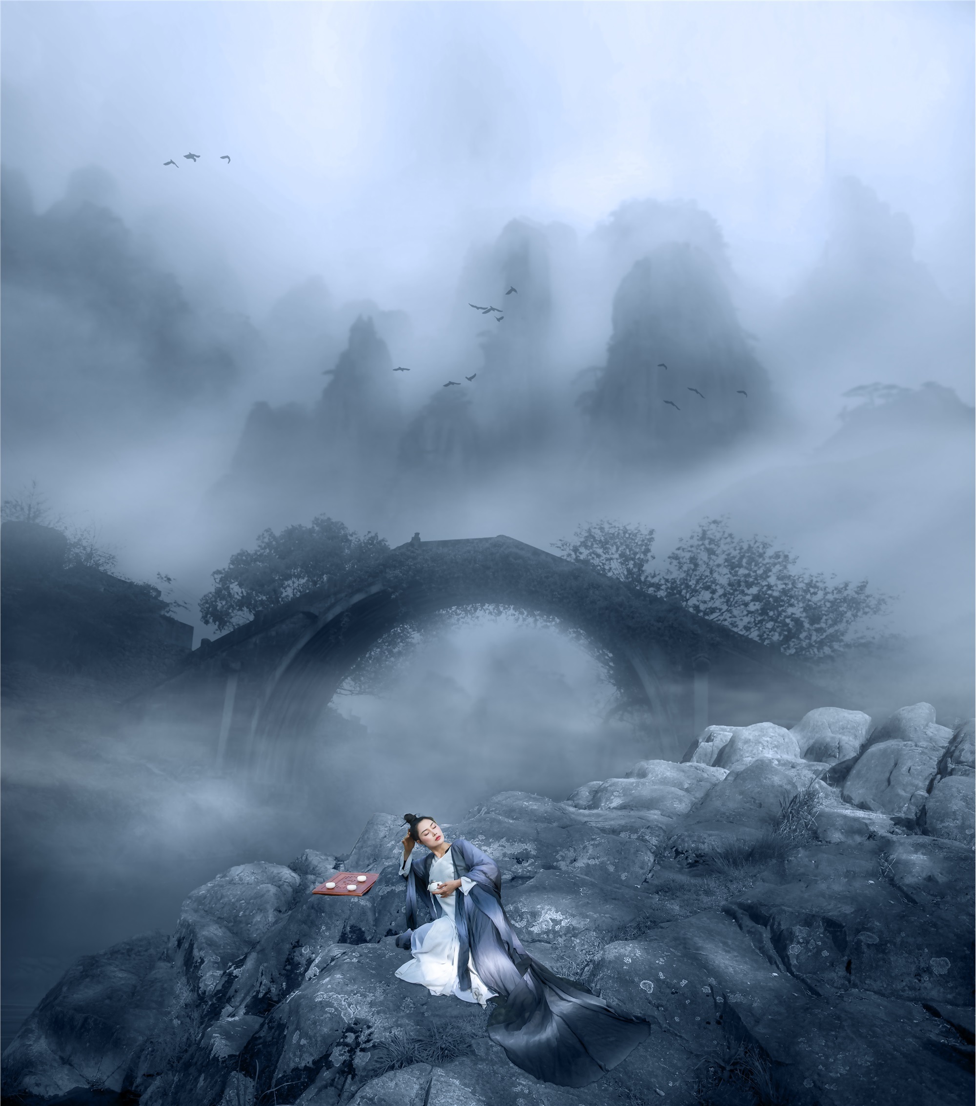 YITUYU艺图语 2021.08.06 水清酿酒，墨浅弄云 敏敏